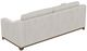 International Furniture Direct Natural Parota Ivory 95" Sofa-3