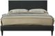 Bernards Chana Black King Upholstered Panel Bed-1