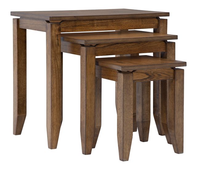 Signature Design by Ashley® Brentmond 3-Piece Light Brown Accent Tables-0