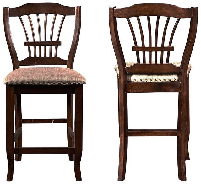 New Classic® Home Furnishings Bixby Espresso Counter Chair-4