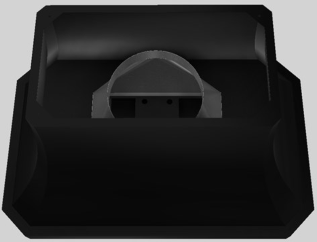 Vent-A-Hood® Designer Series 48" Black Island Range Hood-2