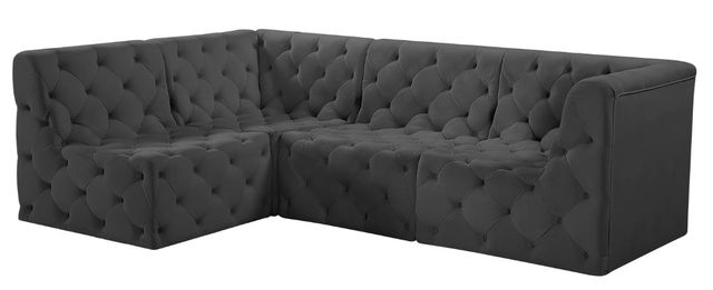 Meridian Furniture Tuft 5-Piece Grey Modular Sectional Set-2