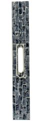 A & B Home Black 18" Capiz Tray-2
