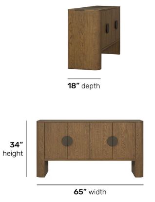 Flexsteel® Lyra Sierra Brown Buffet-2