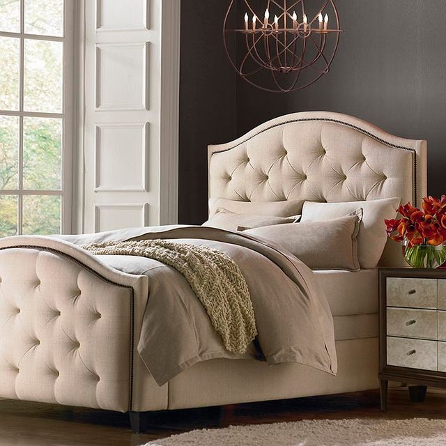 Bassett® Furniture Custom Upholstered Beds Vienna Arched Bed-2