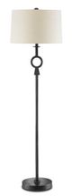Currey & Company Germaine Black Floor Lamp-1