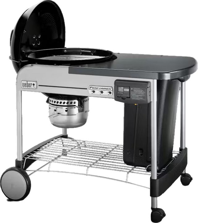 Weber® Grills® Performer® Deluxe 22" Black Freestanding  Charcoal Grill-3