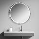 Uttermost® Tazlina Brushed Nickel Round Mirror-1