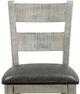 Sunny Designs™ Alpine Gray/Black 30" Ladderback Bar Stool-4