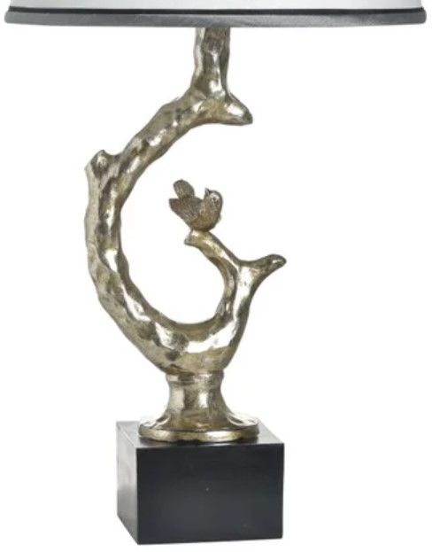 Stylecraft Gala Silver Table Lamp-2