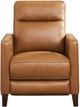 Hydeline® Ashby Cognac Brown Power Recliner with Power Headrest-0