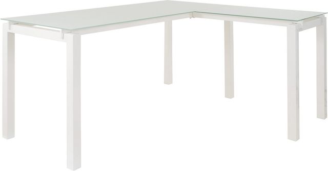 Signature Design by Ashley® Baraga White 61" Office L-Desk-0