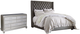 Signature Design by Ashley® Coralayne 2-Piece Gray Queen Upholstered Bed Set-0