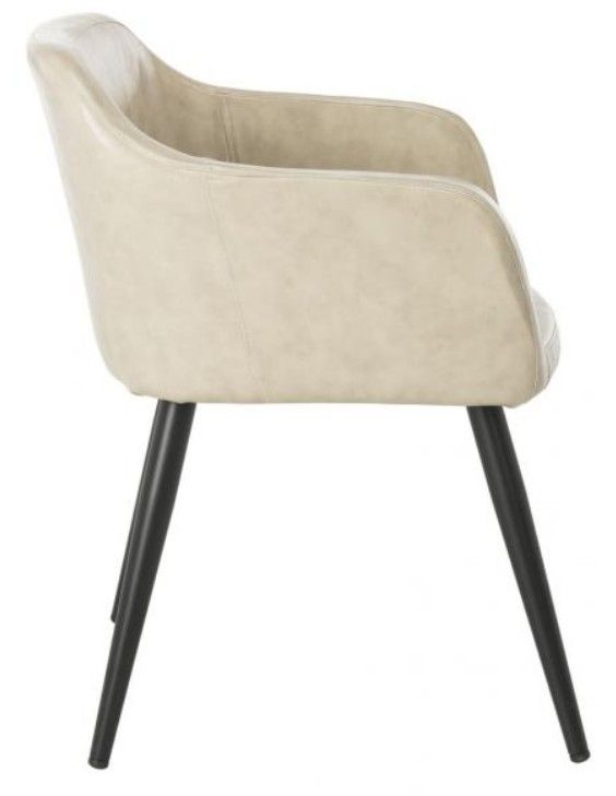 Safavieh Adalena Beige/Black Accent Chair-2