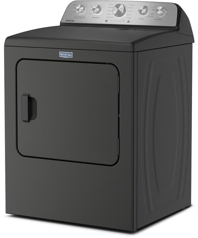 Maytag®  7 Cu. Ft. Volcano Black  Gas Dryer with Extra Power and Pet Pro Option-3
