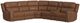 Flexsteel® Linden 6-Piece Caramel L-Shape Power Reclining Sectional-1