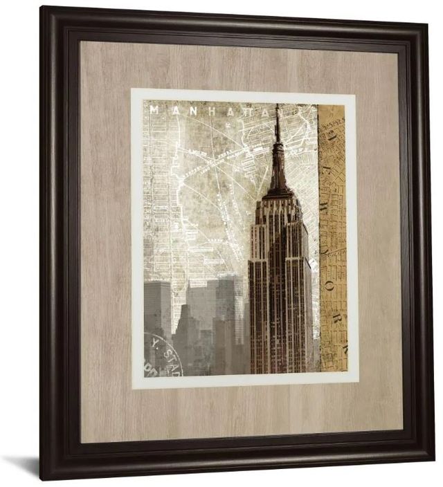 Classy Art Beige/Brown Autumn in New York by Mallett, K Wall Art-0