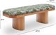 TOV Furniture Ollie Olive Green Upholstered Bench-2