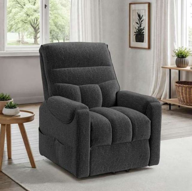 Elements International Desoto Sahara Black Power Lift Chair-1