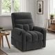Elements International Desoto Sahara Black Power Lift Chair-1