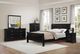 Homelegance® Mayville Black Full Sleigh Bed-1