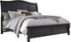 aspenhome® Oxford Black King Sleigh Bed-0