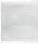 A & B Home White 50"x60" Decorative Throw Blanket-1