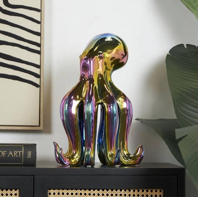 Deco Marche Multi Colored Octopus Sculpture-4