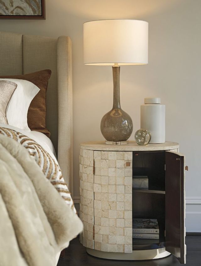 Lexington Home Rendezvous Albion Beige Nightstand-3