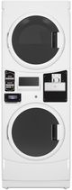 Maytag Commercial®  Dual Coin Drop Stacked 3.1 Cu. Ft. Washer & 6.7 Cu. Ft. Electric Dryer-0