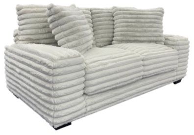 Porter International Designs Big Chill Light Gray Mondo Loveseat-0