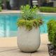 Uttermost® Rustic Ridge Off-White Indoor-Outdoor Planter-1