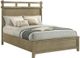 Coaster® Hazlewood Vineyard Oak Queen Panel Bed-1