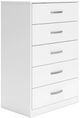 Signature Design by Ashley® Flannia White Chest of Drawers-0