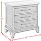 Elements International Montrose Brown/Espresso Nightstand-2