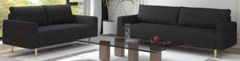 Furniture of America® Elverum 2-Piece Black Living Room Seating Set