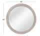 Bassett Mirror Claire White Wall Mirror-2