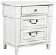 Emerald Home Stoney Creek Antique White Nightstand-0