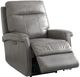 Bassett® Furniture Club Level Matthews Pewter Leather Wallsaver Power Recliner-2