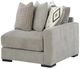 Benchcraft® Aslan Court 6-Piece Pebble Left-Arm Facing Sectional and Chaise-5