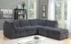 Porter International Designs Belmont Charcoal Ottoman-1