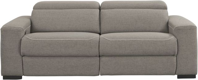 Signature Design by Ashley® Mabton 2-Piece Gray Power Loveseat-2