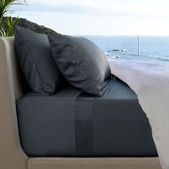 Cariloha Resort 4-Piece Blue Lagoon Twin Sheet Set-1