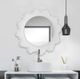 Uttermost® Sea Coral White Round Mirror-1