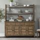Liberty Furniture Carolina Park Amber Brown Server and Hutch-1