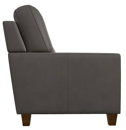 La-Z-Boy® Draper Pewter Leather Sofa-2