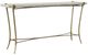 Furniture Classics Adelaide Cream/Gray Console Table with Gold Base-0