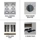 Kenmore® 4 Slice Black and Stainless Steel Toaster-5