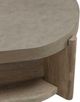 Liberty Furniture Affinity Gray Oval Cocktail Table with Dusty Taupe Base-5