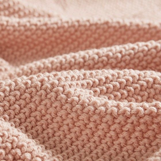 Olliix by INK+IVY Bree Knit Coral 50" x 60" Throw-1